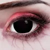 aricona Farbige Mini Sclera Kontaktlinsen Halloween Black Produktbild-Vorschau 2