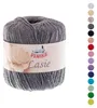 50g Strickgarn Lasie Sommergarn grau Anteprima dell’immagine prodotto