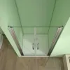 80x195cm 6mm NANO Klarglas Duschkabine Duschtür Pendeltür Produktbild-Vorschau 4