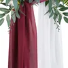 Šifonová záclona Svatební luk závěs Fabric, šetrný k Náhled obrázku produktu 4