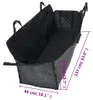 vidaXL Housse de siège de voiture pour chien Noir 137x46x50 Voir les images du produit 7
