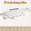Schlüsselbrett mit Ablage, Modern Schlüsselboard Schwarz Produktbild-Vorschau 10