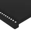 vidaXL Testiera LED nera 90x5x78/88 cm Pelle finta Anteprima dell’immagine prodotto 5