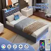 MODFU Boxspringbett 140×200 mit bettkasten,Polsterbett mit Produktbild-Vorschau 2