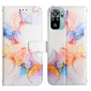 Redmi Note 10 Pro Hülle, Marmor Motiv Kunstleder Tasche Produktbild-Vorschau 2