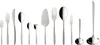 A collection of silverware arranged in a line against a white background. Podgląd zdjęcia produktu