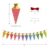 Oblique Unique Zuckertüten Girlande Schultüte Banner Hänge Produktbild-Vorschau 2
