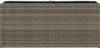 vidaXL Podwyższone łóżko z 2 przegrodami szare 90x20x40 cm Podgląd zdjęcia produktu 5