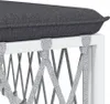 vidaXL 6 tlg. Garten Lounge Set mit Kissen Weiß Stahl - Produktbild-Vorschau 7