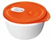 Rotho Clever Magnetronschaal 1.5L Papaya Rood Voir les images du produit 2