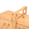 Úložný box Drevený box na šitie Box na ihlu Box na nite Náhľad obrázku produktu 3