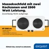 Exquisit Kochplatte KP 3201 we | Massekochfeld | 2 Produktbild-Vorschau 2