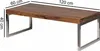 FineBuy Table basse en bois massif de Sheesham 120x60x40 cm Voir les images du produit 2