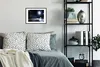 MuchoWow® MuchoWow® Gerahmtes Poster Mond - Sterne - Wolken Produktbild-Vorschau 2
