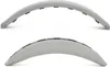 Two views of a gray replacement headband cushion for headphones. Produktbild-Vorschau