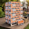 Heizfuxx Nestro Hartholz M 12kg x 81 Karton 972kg Palette Produktbild-Vorschau 2