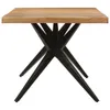 vidaXL Table de salle à manger noire 180x90x77 cm en bois Voir les images du produit 2