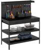 HOMCOM Werkbank 122 x 61 x 156 cm Arbeitstisch mit Produktbild-Vorschau 1