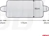 Osłona na szybę 175x90cm przeciwsłoneczna przeciwszronowa Podgląd zdjęcia produktu 7