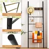 COSTWAY Drabinka na ręczniki 180 x 60 cm, wieszak na Podgląd zdjęcia produktu 4