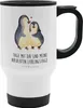 Mr. & Mrs. Panda Thermobecher Pinguin umarmen - Weiß - Produktbild-Vorschau 1