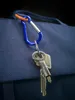 Alu Karabiner grün Karabinerhaken Schnappverschluss Produktbild-Vorschau 3