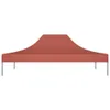 vidaXL Tetto della tenda per feste 4x3 m rosso terracotta Anteprima dell’immagine prodotto 8