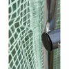 A close-up view of a reinforced plastic mesh attached to a metal pole with a black cap. Anteprima dell’immagine prodotto