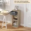 WOLTU Bücherregal mit 3 Ebenen, 1 Stoffschublade 2 Würfeln, Produktbild-Vorschau 5
