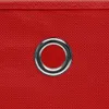 vidaXL Aufbewahrungsboxen mit Deckeln 10 Stk. Rot 32x32x32 Produktbild-Vorschau 4