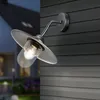 BRENTA Außenwandleuchte Ø 30 cm Retro zinkfarben IP44 E27 Produktbild-Vorschau 3