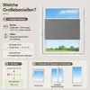 Plissee Klemmfix ohne Bohren 115x130cm Dunkelgrau Produktbild-Vorschau 8