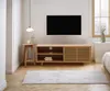 Bambus TV-Rack MCW-N80, Fernsehtisch Lowboard Kommode, Produktbild-Vorschau 9