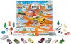 A Hot Wheels advent calendar with cars and accessories laid out. Produktbild-Vorschau