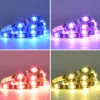 A collage of four images, each showing a different color of LED light strips. Náhľad obrázku produktu