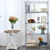 sejov Metallregal 5-stöckig, 76x35x152 cm, Silber, Produktbild-Vorschau 2