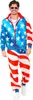 Party Trainingsanzug "U.S.A." für Erwachsene Größe: M Produktbild-Vorschau 1