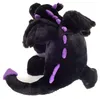 Teddy Hermann Kuscheltier Drache Logan schwarz/lila 32 cm Produktbild-Vorschau 2