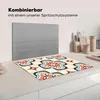 KitchenYeah© Herdabdeckplatte Blumen - Fliese - Muster , Produktbild-Vorschau 3