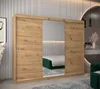Skříň s posuvnými dveřmi v šířce 250 cm TIMEA 1 - dub Náhled obrázku produktu 1