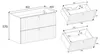 Rodan Waschbeckenunterschrank 80cm - Geriffelt Walnuss - Produktbild-Vorschau 7