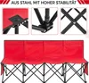 Yaheetech Campingbank tragbar 4er Sitzer, Sitzbank Produktbild-Vorschau 5
