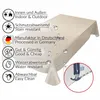 Tischdecke Wachstuch Einfarbig Beige Robust Wasserabweisend Produktbild-Vorschau 5