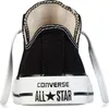 The back view of a black Converse All Star sneaker. Voir les images du produit