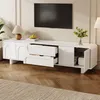 Mobile TV Merax, basso mobile TV con 4 ante e 2 cassetti, Anteprima dell’immagine prodotto 2