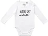 Huuraa Baby Body Mainz verliebt 68 White  Baumwolle Produktbild-Vorschau 1
