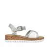 Rieker Damen-Sandalette Silber-Weiß, Farbe:multicolor, EU Produktbild-Vorschau 21