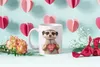Erdmännchen I Love You Valentinstag Kaffeetasse Teetasse Produktbild-Vorschau 2
