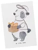 Mr. & Mrs. Panda Postkarte Bäcker Herz - Weiß - Geschenk, Produktbild-Vorschau 1