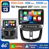 10.1" Android13 4+64GB Car Radio 8Kern Carplay Für Peugeot Voir les images du produit 2
